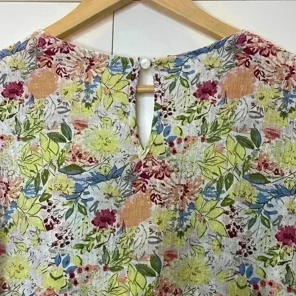 Cynthia Rowley Women’s Flower Blouse Size: Large - Picture 8 of 9